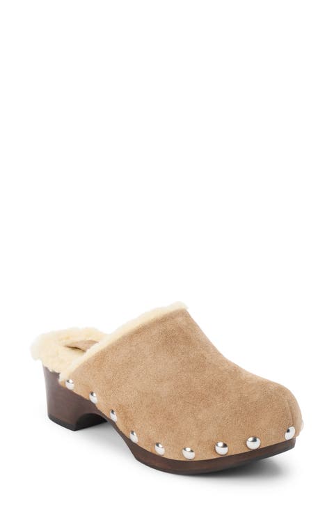 Mayfair Faux Shearling Lined Clog (Women)