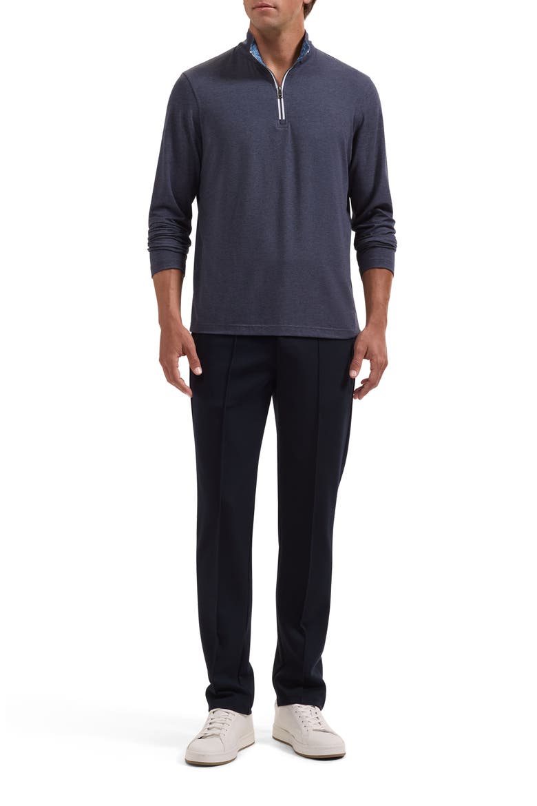 Performance Quarter Zip Pullover, Alternate, color, NAVY