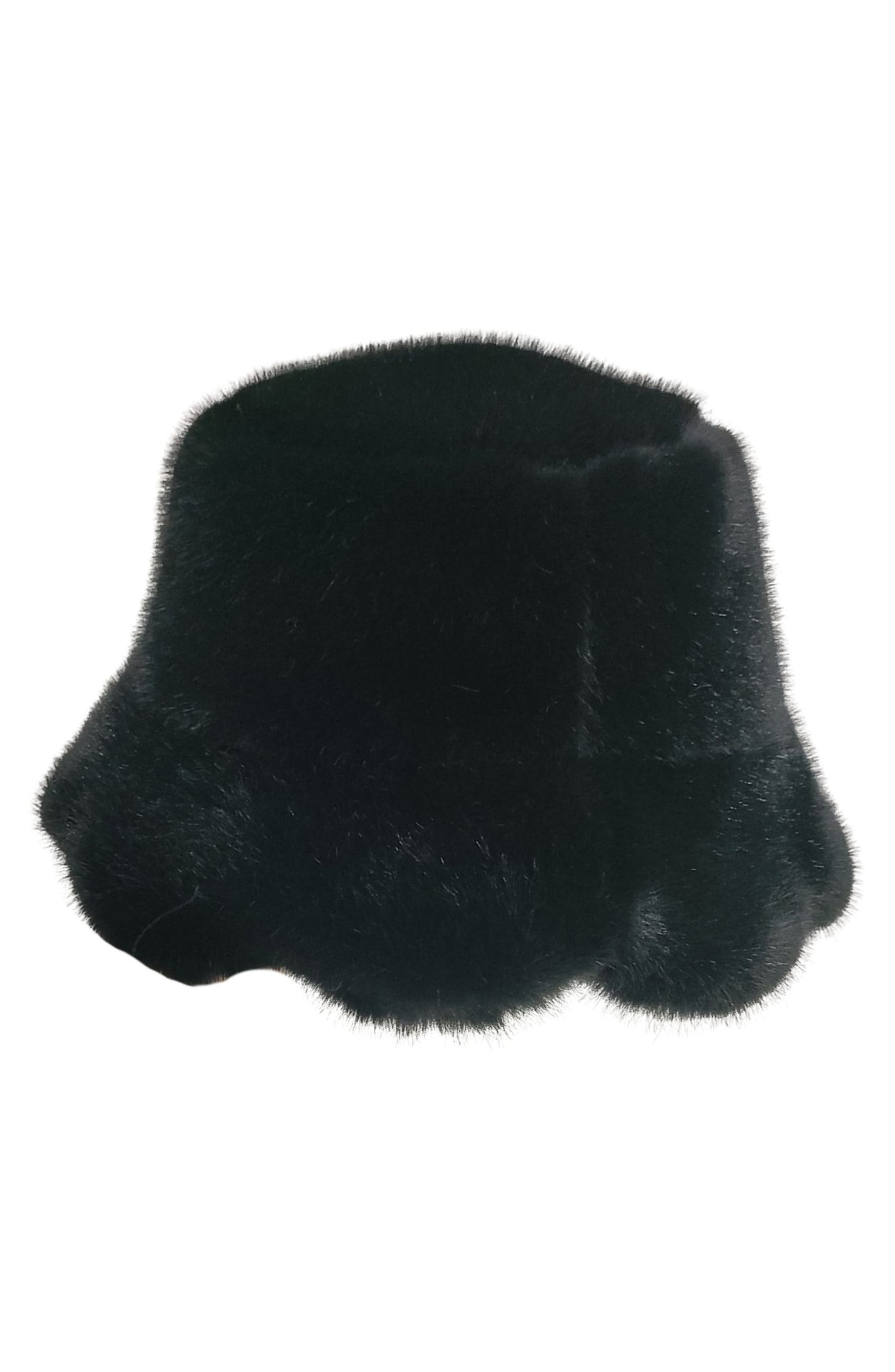 MARCUS ADLER Faux Fur Bucket Hat