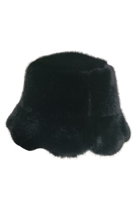 Faux Fur Bucket Hat