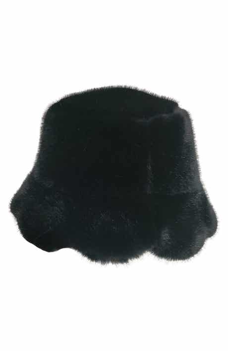 MARCUS ADLER Faux Fur Bucket Hat
