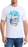 Robert Graham Tiki Skull Graphic T-Shirt