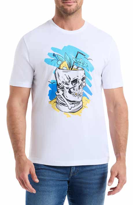 Robert Graham Tiki Skull Graphic T-Shirt