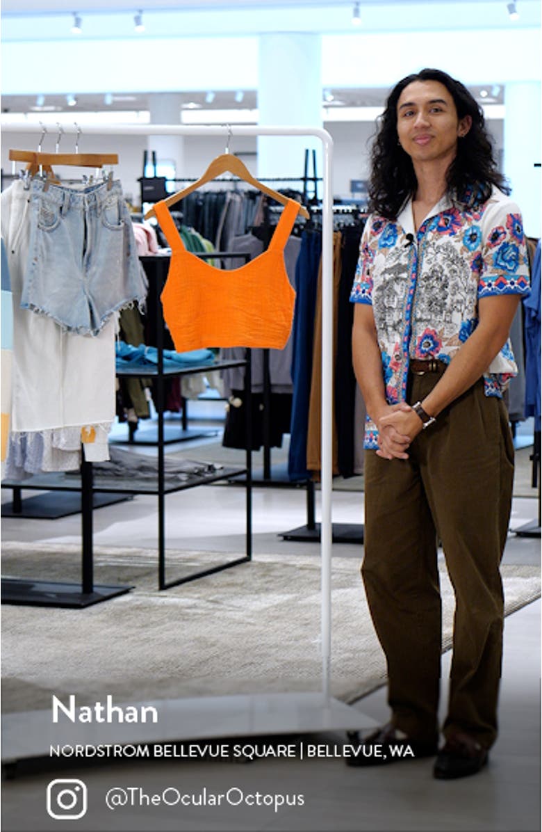 Premium Surf Crop Tank, sales video thumbnail