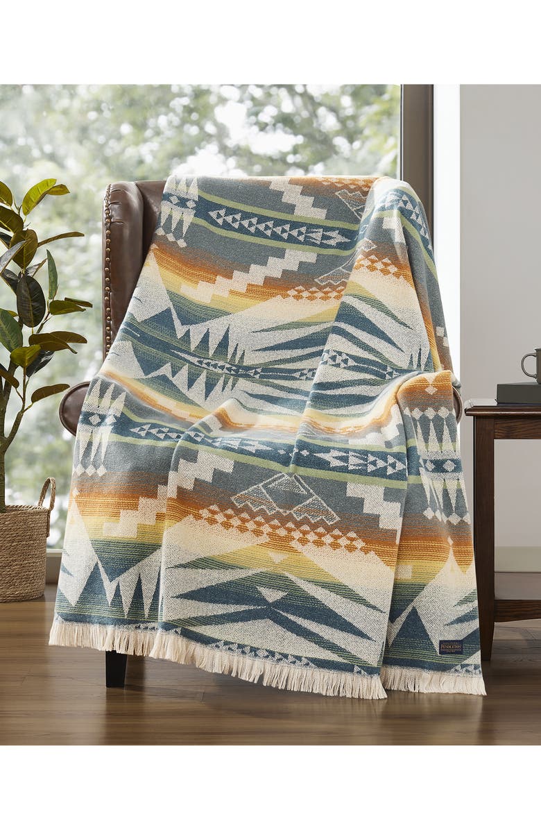 Pendleton Mystic Lake Throw Blanket, Alternate, color, 