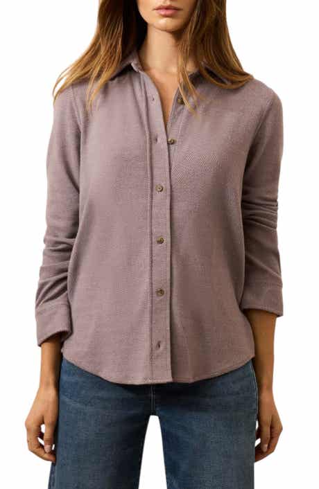 Faherty Legend Sweater Knit Plaid Button-Up Shirt