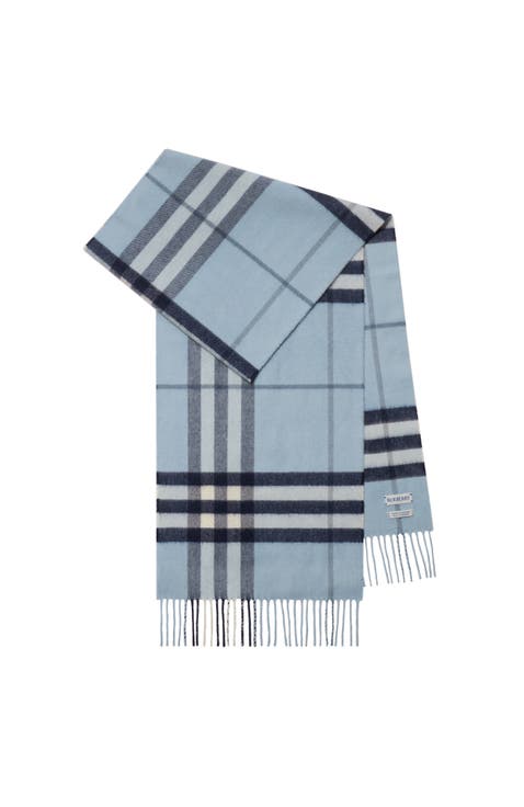 Check Cashmere Scarf