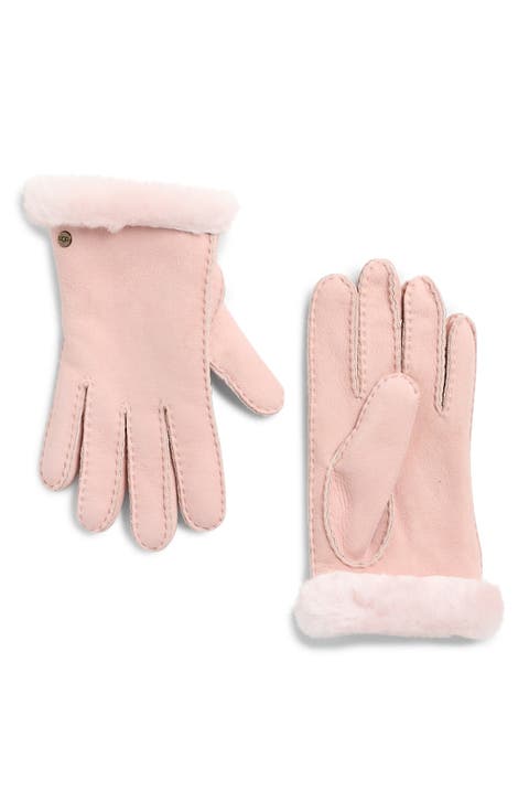 Classic Genuine Shearling Suede Gloves