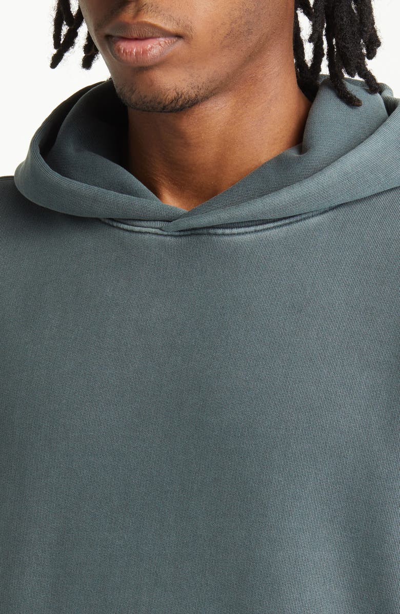 Elwood Core Oversize Organic Cotton Brushed Terry Hoodie, Alternate, color, Vintage Slate