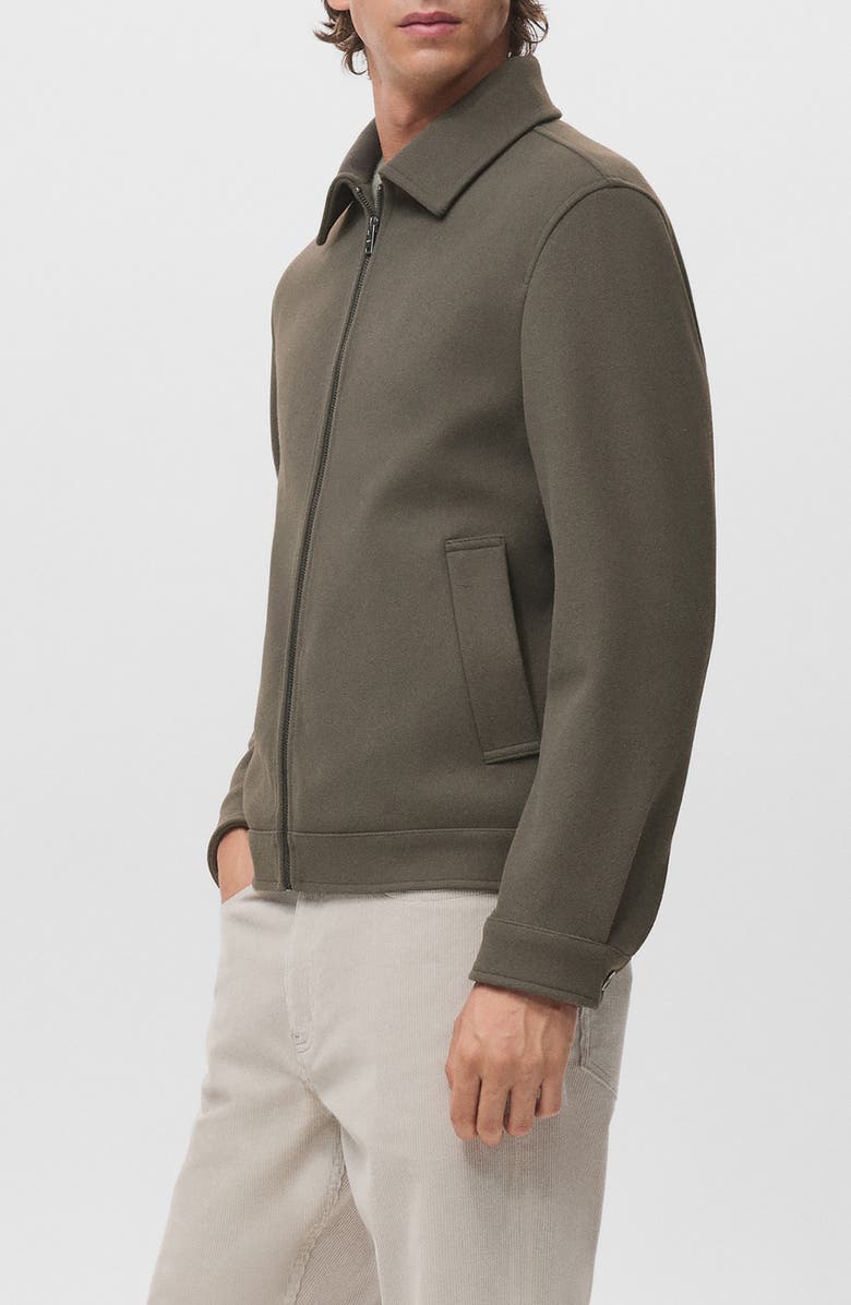 MANGO Pocket Front Zip Jacket, Alternate, color,