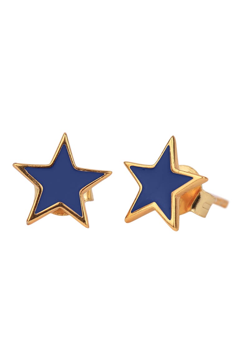 University Of Pennsylvania Penn State  Pennant Pair Earring Set, Alternate, color, Yellow Gold