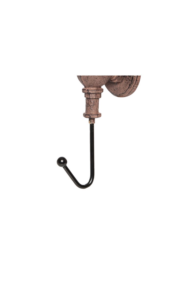 House Sparrow Bird Sitting on Water Faucet Spigot Decorative Rustic Car Keys Coat Jacket Wall Hanging Hook, Alternate, color, Yellow