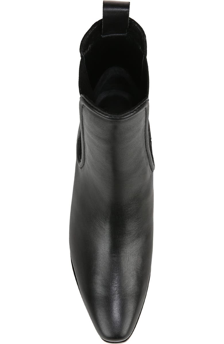 Veronica Beard Lada Chelsea Boot, Alternate, color, Black Leather