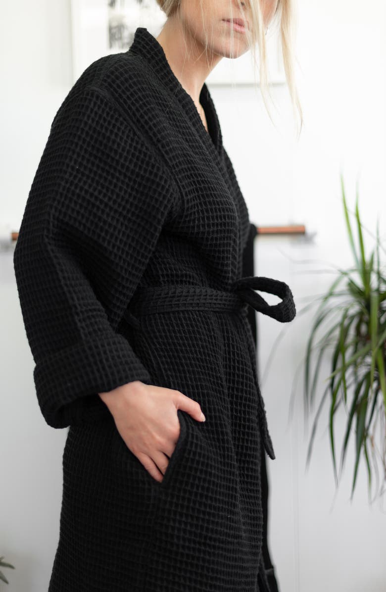 Slowtide Guild Waffle Robe, Alternate, color, 