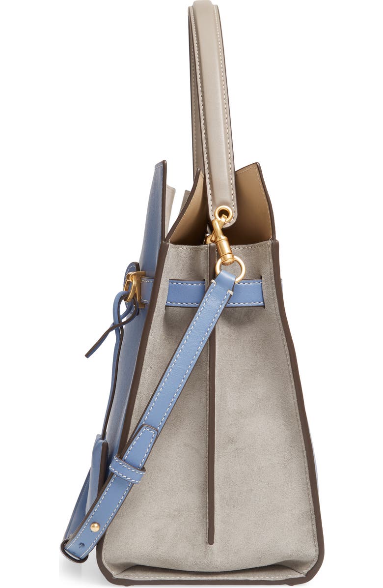 Tory Burch Lee Radziwill Leather Double Bag, Alternate, color,