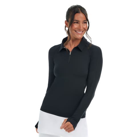 Women's Quarter Zip Polo Shirt