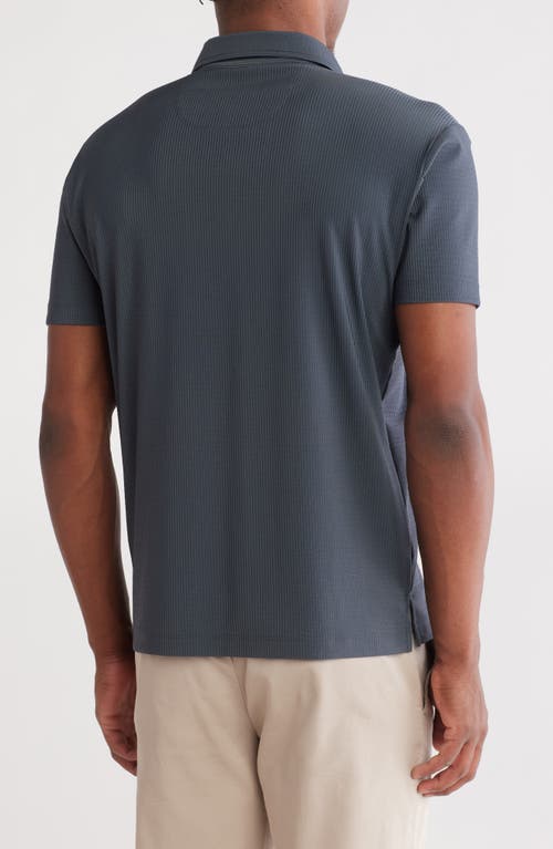 Shop Vintage 1946 Hybrid Seersucker Performance Polo In Charcoal