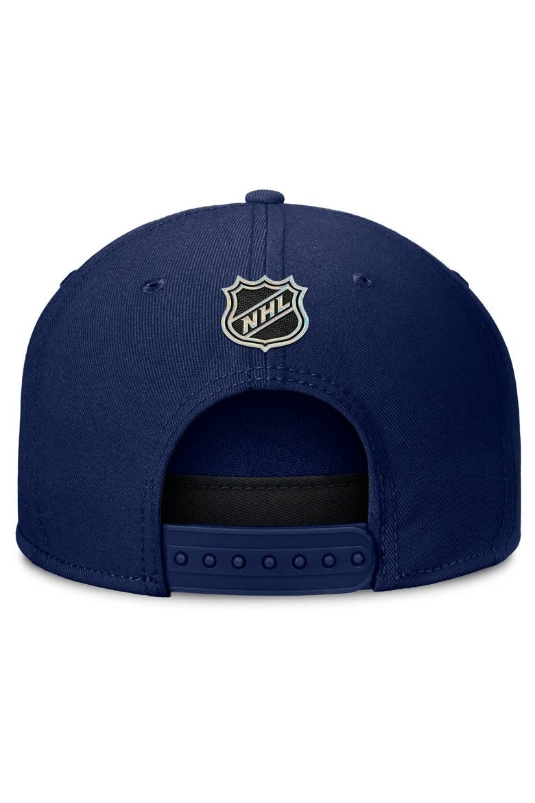 Men's Fanatics Navy Washington Capitals Authentic Pro Rink Team Code Snapback Hat, Alternate, color, Navy