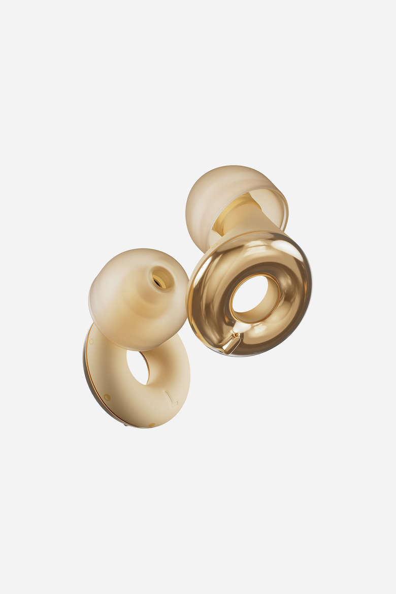 Switch 2, 1 Earplug, 3 Levels of Noise Reduction for Focus, Concerts, Live Events, Travel & Social Gatherings, Main, color, Gold