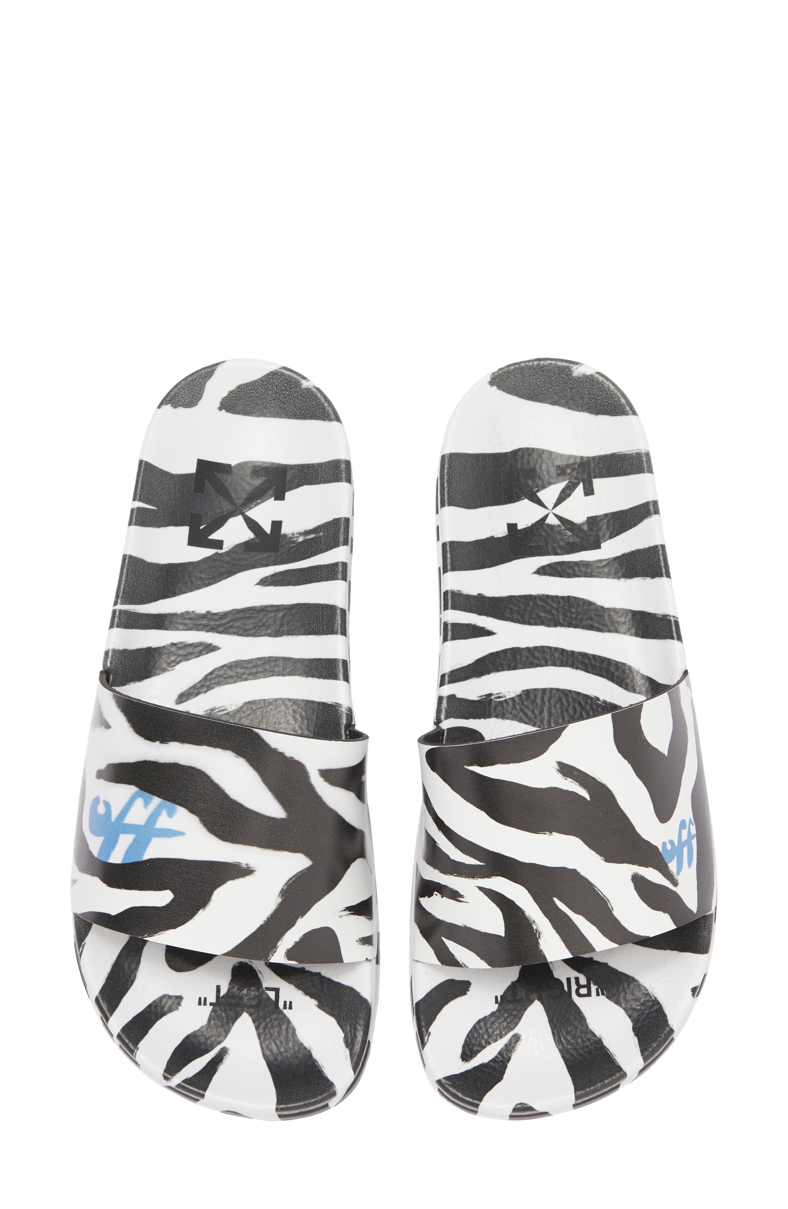 Off-White Pool Slide Sandal, Alternate, color, 