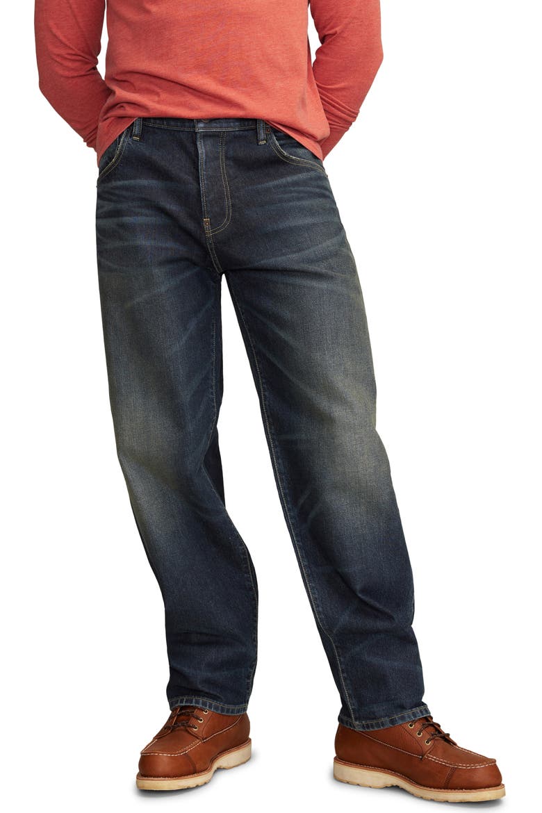 Gold rush Pioneer Straight Leg Jeans, Main, color, MUSTANG ALLEY