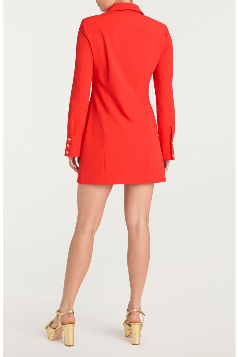Lea Long Sleeve Mini Shirtdress, Alternate, color, BISOU