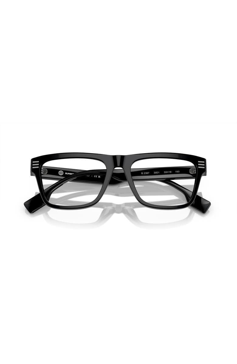 Burberry 55mm Square optical glasses, Alternate, color, Black