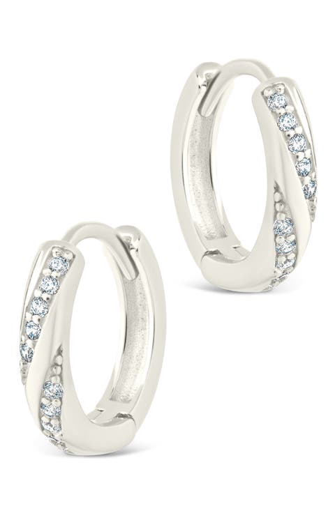 Adelise Cubic Zirconia Hoop Earrings