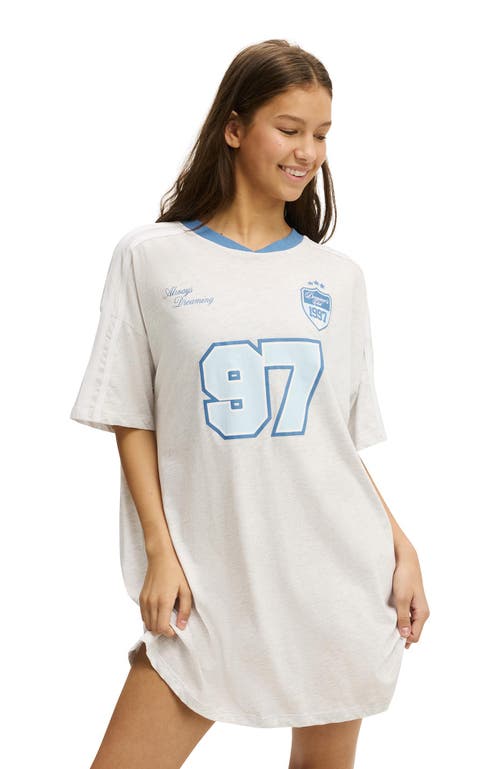 Cotton On Body 90 S Sporty Tshirt Nightie In Neutral