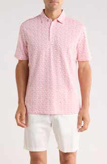 San Rio Twill Sea Flower Knit Polo