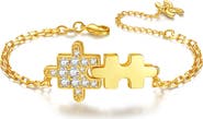 Classicharms Jigsaw Puzzle Zirconia Bracelet