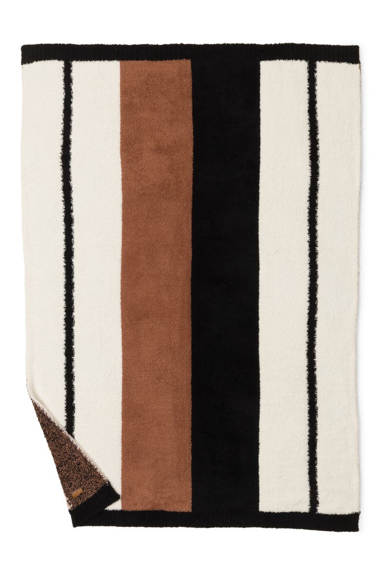 CozyChic® Stripe Throw Blanket, Alternate, color, CREAM MULTI