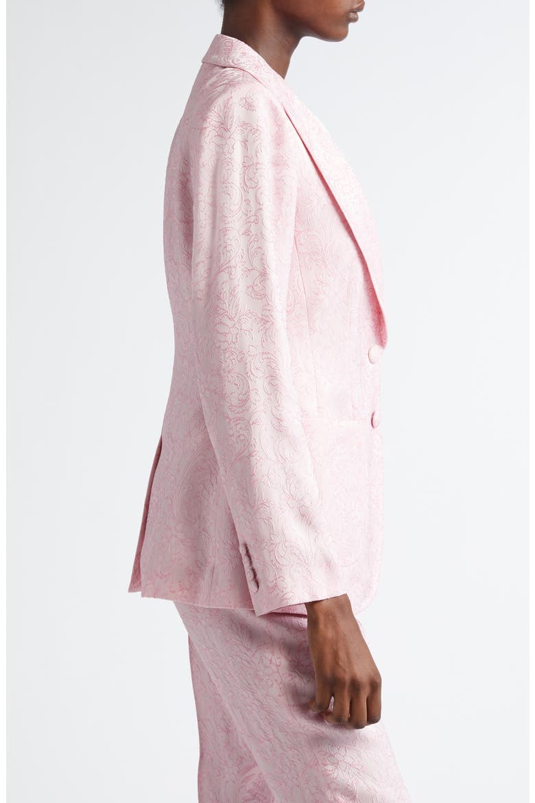 Floral Paisley Jacquard Blazer, Alternate, color, ROSA POLVERE CHIARO