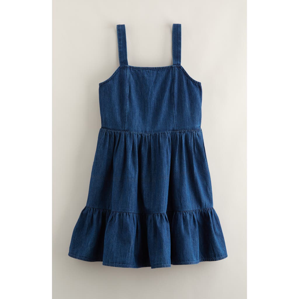 Nordstrom Kids' Bow Back Chambray Dress