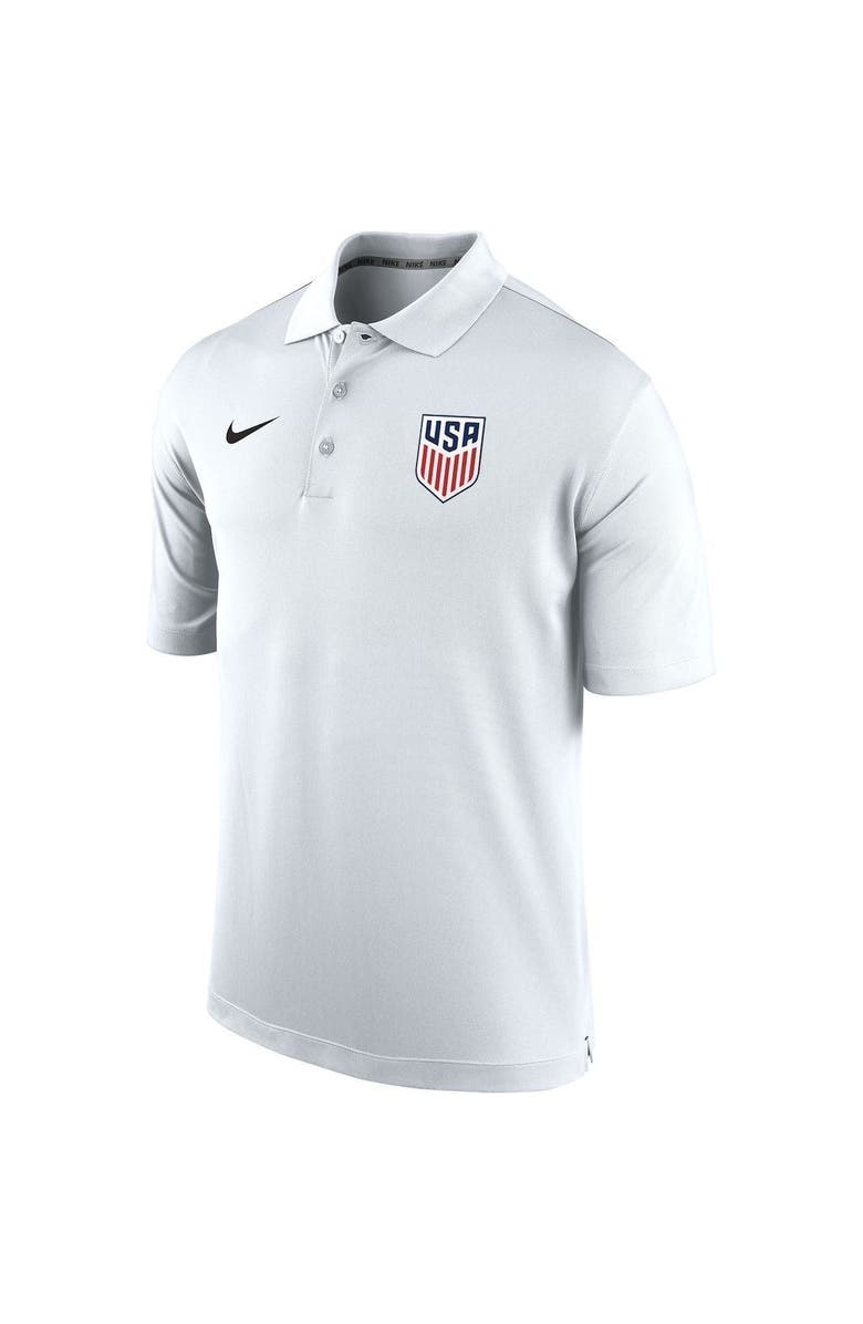 Nike Men's Nike White USMNT Varsity Performance Polo, Alternate, color,