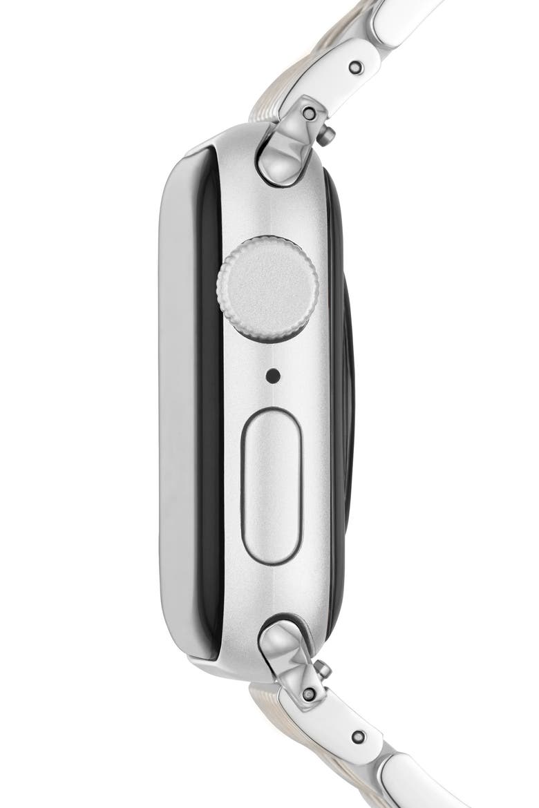 20mm Apple Watch® Bracelet Watchband, Alternate, color, SILVER/GOLD