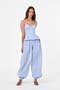 selected Blue Multi Stripe