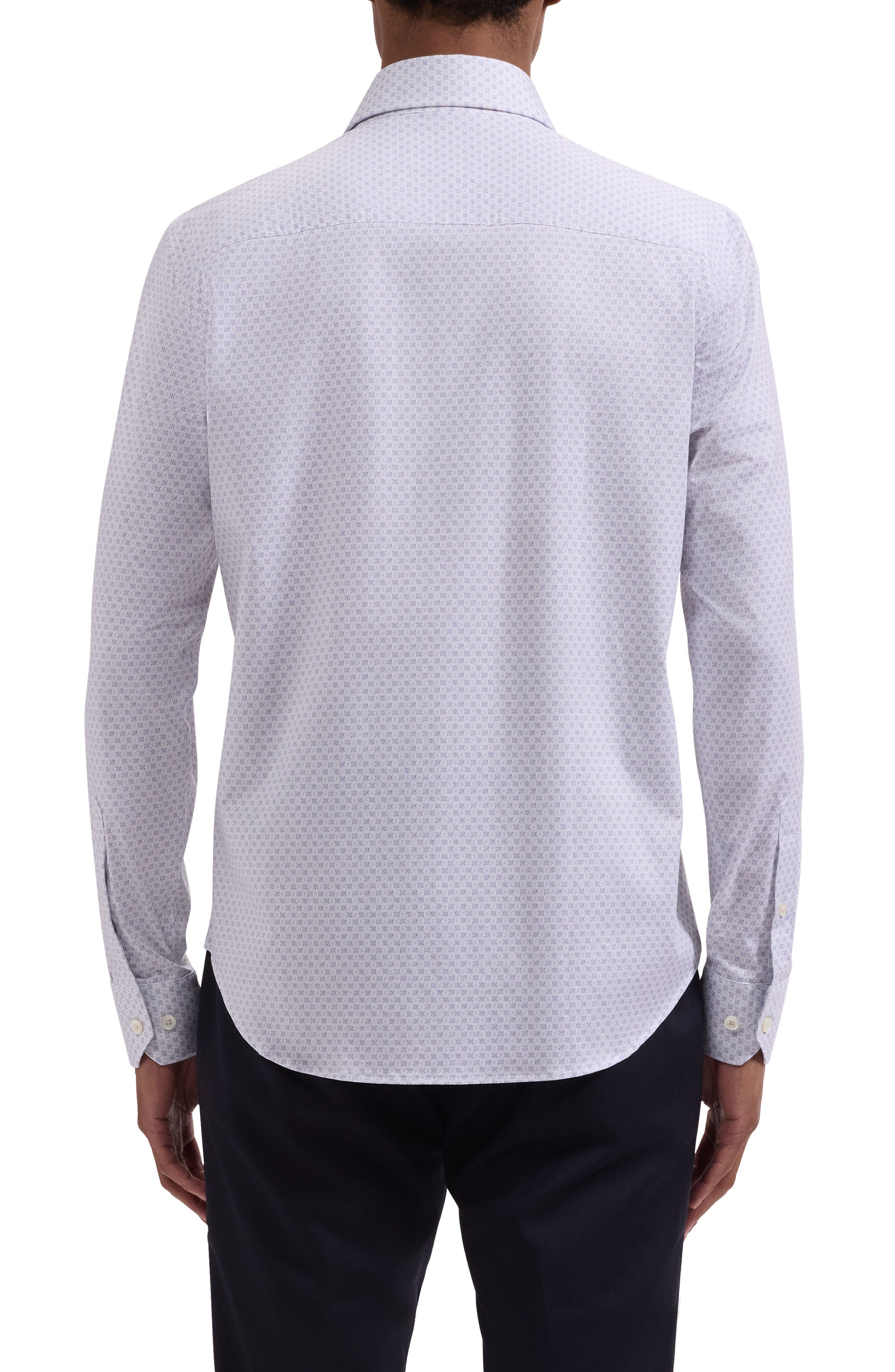 Devon OoohCotton Diagonal Print Button-Up Shirt - image 2