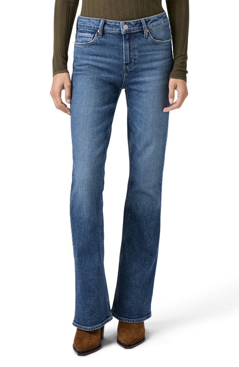PAIGE Laurel Canyon High Waist Bootcut Jeans, Main, color, Hackney