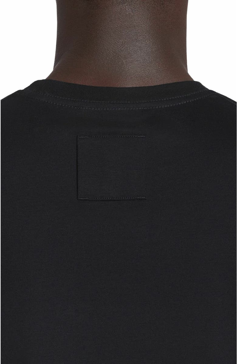 Lanvin Embroidered T-Shirt, Alternate, color, Black