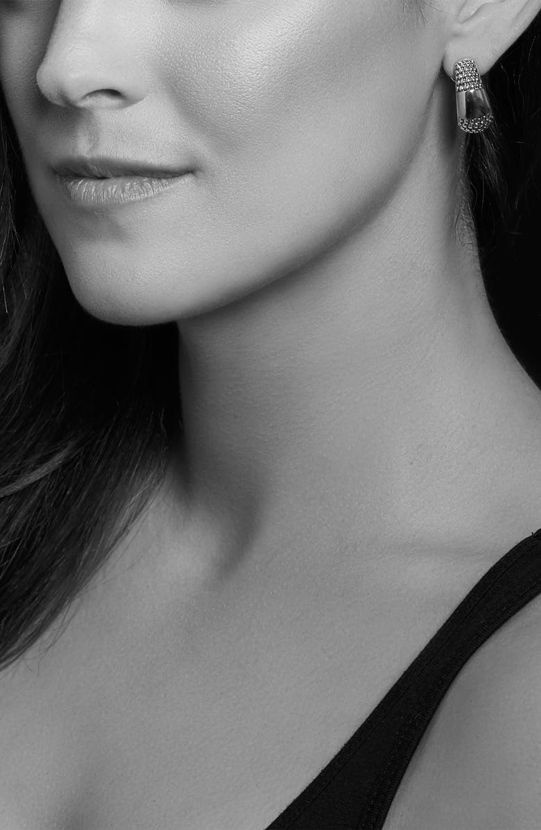 LAGOS High Bar Two-Tone Earrings, Alternate, color, 