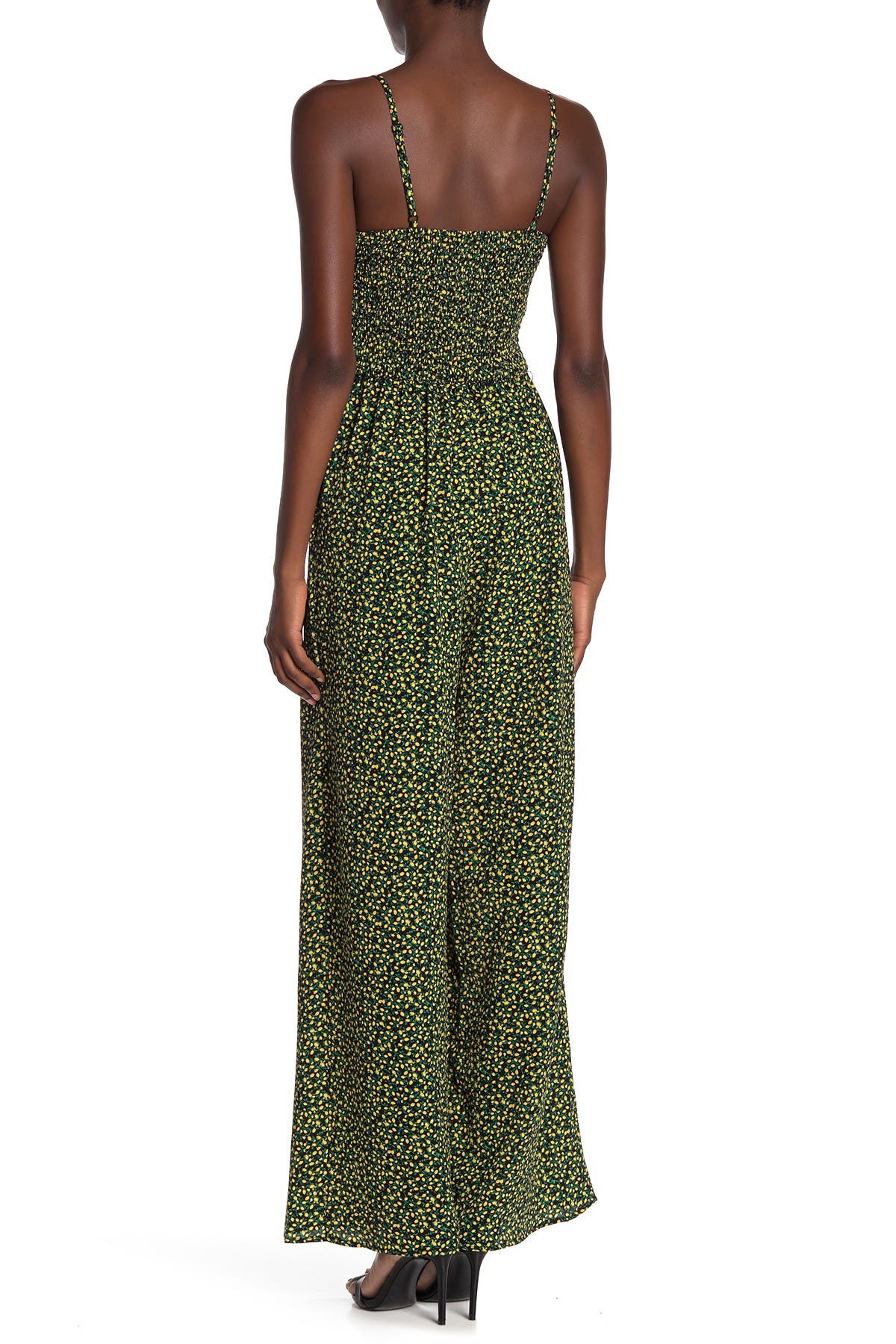 MAX AND ASH V-Wire Ditsy Jumpsuit (Women) | Nordstromrack