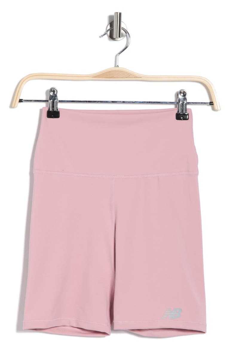 NB Harmony 6-Inch High Rise Performance Athletic Shorts, Alternate, color, PINK