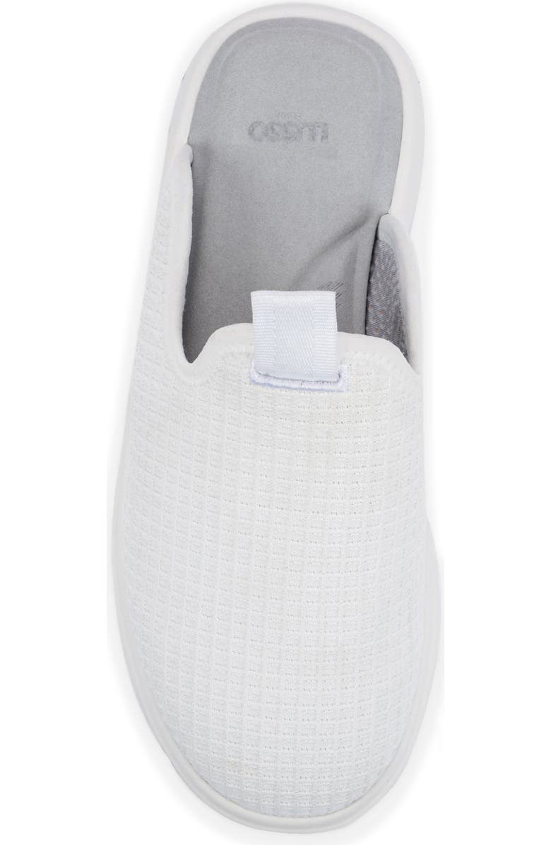 LUSSO CLOUD Pelli Waffle Knit Slipper, Alternate, color, Bright White / Lily