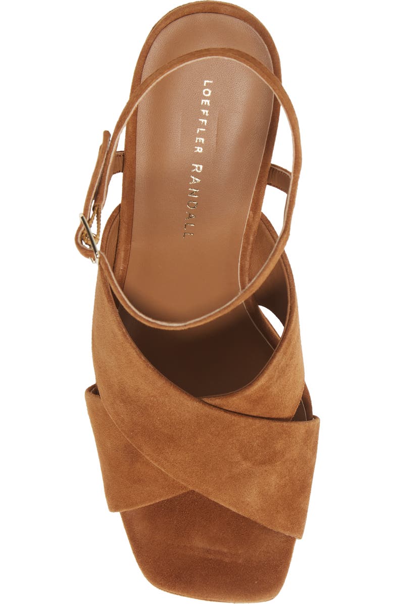 Loeffler Randall Gina Platform Sandal, Alternate, color, Cacao