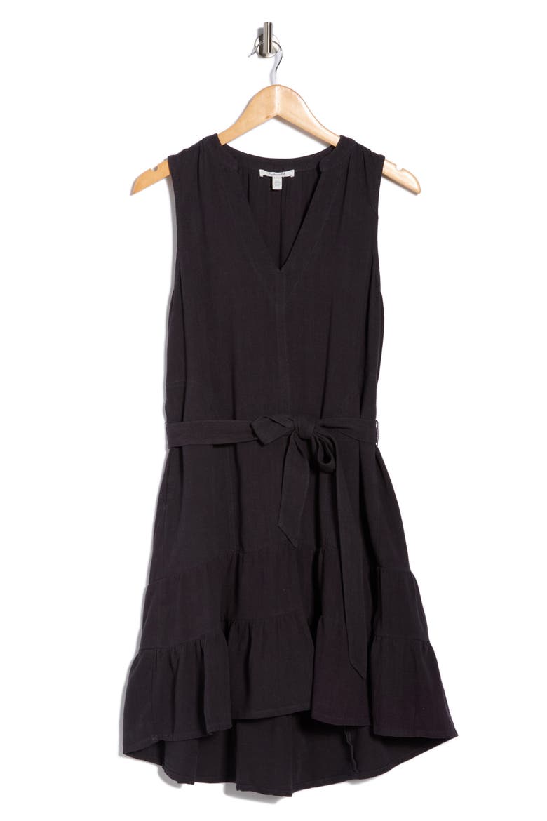 Hudson Sleeveless Flounce Hem Dress, Alternate, color, LEAD
