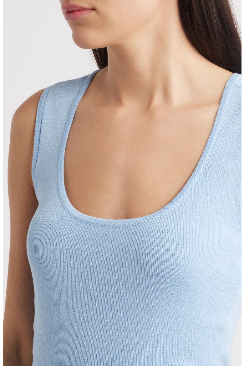 Scoop Neck Sweater Tank, Alternate, color, ICE BLUE