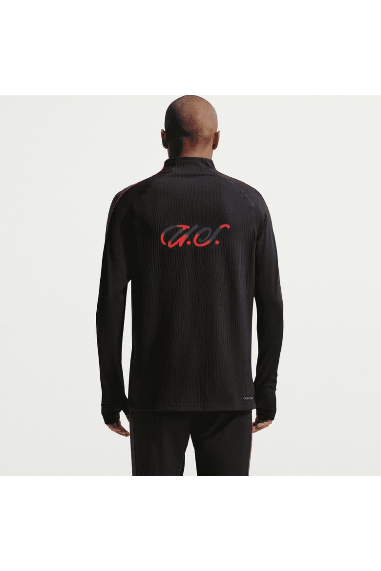 Men's Nike Black USMNT 2026 Strike Elite Dri-FIT ADV Long Sleeve Quarter-Zip Drill Top, Alternate, color, Black