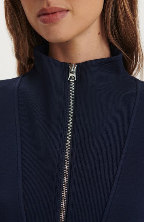 Varley Masie Long Half Zip Sweatshirt In Blue