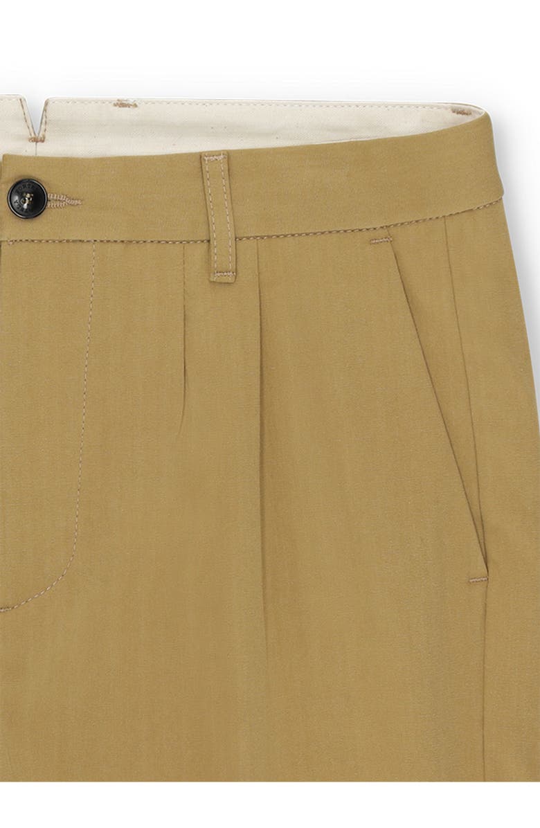 Fortela Sartorial Trousers with Orange Thread Stitching, Alternate, color, Camel